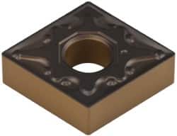 Walter - CNMG433 NM4 Grade WPP20 Carbide Turning Insert - TiCN/Al2O3/TiN Finish, 80° Diamond, 1/2" Inscr Circle, 3/16" Thick, 3/64" Corner Radius - Benchmark Tooling