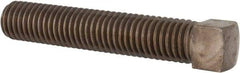 Value Collection - 9/16-12 UNC, 3" Length Under Head, Cup Point Set Screw - Grade 2 Alloy Steel - Benchmark Tooling