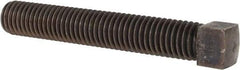 Value Collection - 9/16-12 UNC, 3-1/2" Length Under Head, Cup Point Set Screw - Grade 2 Alloy Steel - Benchmark Tooling