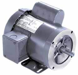 Marathon Electric - 1/3 Max hp, 1,725 Max RPM, Electric AC DC Motor - 115/208-230 V Input, Single Phase, 56C Frame, 0.62" Shaft Diam - Benchmark Tooling