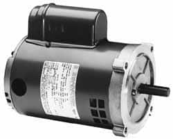 Marathon Electric - 1 Max hp, 3,450 Max RPM, Electric AC DC Motor - 115/208-230 V Input, Single Phase, 56C Frame, 0.62" Shaft Diam - Benchmark Tooling