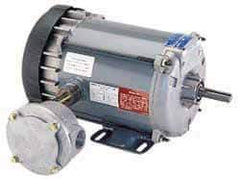 Marathon Electric - 1 Max hp, 3,450 Max RPM, Electric AC DC Motor - 208-230/460 V Input, Three Phase, 56 Frame, 0.62" Shaft Diam - Benchmark Tooling