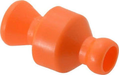 Loc-Line - 10 Piece, 1/4" ID Coolant Hose In-Line Valve - Female to Ball Connection, Acetal Copolymer Body, Unthreaded, Use with Loc-Line Modular Hose Systems - Benchmark Tooling