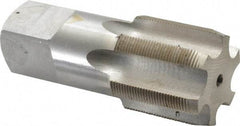 Interstate - 2-16 UNS 3B 6 Flute Bright Finish High Speed Steel Straight Flute Standard Hand Tap - Plug, Right Hand Thread, 5" OAL, H6 Limit, Oversize - Exact Industrial Supply