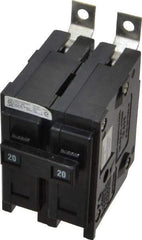 Eaton Cutler-Hammer - 20 Amp, 120/240 VAC, 2 Pole, Bolt On Miniature Circuit Breaker - Thermal Magnetic Trip, 14-4 AWG, 2-3/8 Inch Deep x 2-15/16 Inch High x 2 Inch Wide - Benchmark Tooling