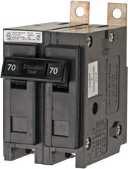 Eaton Cutler-Hammer - 70 Amp, 120/240 VAC, 24 VDC, 48 VDC, 80 VDC, 2 Pole, Bolt On Miniature Circuit Breaker - Thermal Magnetic Trip, 8-1/0 AWG, 2-3/8 Inch Deep x 2-15/16 Inch High x 2 Inch Wide - Benchmark Tooling