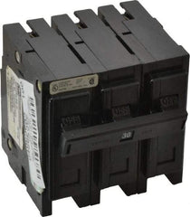 Eaton Cutler-Hammer - 30 Amp, 240 VAC, 3 Pole, Plug In Miniature Circuit Breaker - Thermal Magnetic Trip, 14-4 AWG, 2-3/8 Inch Deep x 2-15/16 Inch High x 3 Inch Wide - Benchmark Tooling