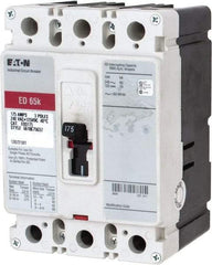 Eaton Cutler-Hammer - 175 Amp, 125 VDC, 240 VAC, 3 Pole, Molded Case Circuit Breaker - Thermal Magnetic Trip, 65 kA at 240 VAC Breaking Capacity, 4-4/0 AWG, 3-3/8 Inch Deep x 6 Inch High x 4-1/8 Inch Wide - Benchmark Tooling