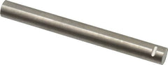 Eclipse - 3" Long x 19/64" Diam, Alnico Round Bar Magnet - Notched, 1,022°Fahrenheit Max Operating Temp - Benchmark Tooling