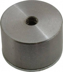 Eclipse - 1-1/4" Diam, 1/4-20 Thread, 7.5 Lb Average Pull Force, Alnico Pot Magnets - 220°C Max Operating Temp, 3/4" High - Benchmark Tooling