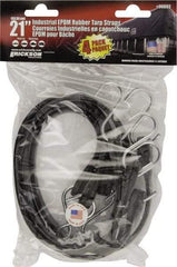 Erickson Manufacturing - Tarp Strap with S Hook - 21" OAL, Black - Benchmark Tooling