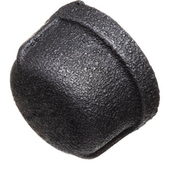 Black Pipe Fittings; Fitting Type: Round Cap; Fitting Size: 2″; Material: Malleable Iron; Finish: Black; Thread Standard: BSPT; Connection Type: Threaded; Lead Free: No; Standards: ASTM A197; BS EN 1562