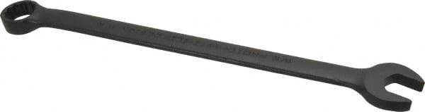 Proto - 11/16" 12 Point Combination Wrench - 15° Offset Angle, 10-1/8" OAL, Steel, Black Finish - Benchmark Tooling