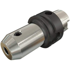 Iscar - HSK63A Taper Shank 25mm Hole End Mill Holder/Adapter - 65mm Nose Diam, 110mm Projection, Through-Spindle Coolant - Exact Industrial Supply