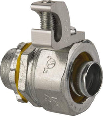 Cooper Crouse-Hinds - 1/2" Trade, Malleable Iron Threaded Straight Liquidtight Conduit Connector - Noninsulated - Benchmark Tooling