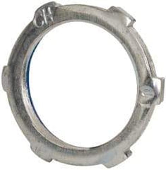 Cooper Crouse-Hinds - 1" Trade, Steel Threaded Rigid/Intermediate (IMC) Conduit Locknut - Noninsulated - Benchmark Tooling