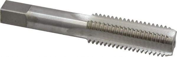 Interstate - 3/4-10 UNC 4 Flute Bright Finish High Speed Steel Straight Flute Standard Hand Tap - Bottoming, Left Hand Thread, 4-1/4" OAL, 2" Thread Length, H3 Limit, Oversize - Exact Industrial Supply