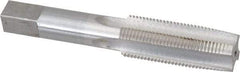 Interstate - 3/4-16 UNF 3B 4 Flute Bright Finish High Speed Steel Straight Flute Standard Hand Tap - Taper, Left Hand Thread, 4-1/4" OAL, 2" Thread Length, H3 Limit, Oversize - Exact Industrial Supply
