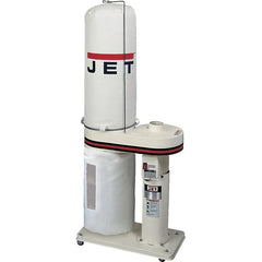 Jet - 30µm, 115/230 Volt Portable Dust Collector - 32" Long x 15-1/2" Deep x 57" High, 4" Connection Diam, 650 CFM Air Flow, 8-1/2" Static Pressure Water Level - Benchmark Tooling