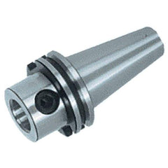 Iscar - DIN69871-40 Outside Taper, CF4 Inside Modular Connection, DIN69871 to Click-Fit Taper Adapter - 100mm Projection, 44.5mm Nose Diam, Through Coolant - Exact Industrial Supply