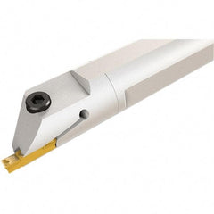 Iscar - 32mm Min Bore Diam, 250mm OAL, 32mm Shank Diam, HFI-MC Indexable Boring Bar - 5mm Max Bore Depth, HFPL Insert, Clamp Holding Method - Benchmark Tooling
