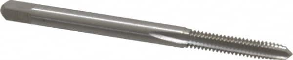 Interstate - #5-40 UNC 2B/3B 3 Flute Bright Finish High Speed Steel Straight Flute Standard Hand Tap - Plug, Left Hand Thread, 1-15/16" OAL, H2 Limit, Oversize - Exact Industrial Supply
