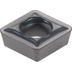 Kennametal - CPMT21.52 LF Grade KC5010 Carbide Turning Insert - TiAlN Finish, 80° Diamond, 1/4" Inscr Circle, 3/32" Thick, 1/32" Corner Radius - Benchmark Tooling