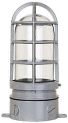 Cooper Crouse-Hinds - 120 Volt, 13 & 27 Watt, Fluorescent Hazardous Location Light Fixture - Vaporproof, Corrosion & Heat Resistant, Aluminum Housing, 4-1/4" Wide x 8-7/8" High - Benchmark Tooling