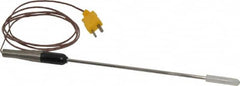 Fluke - Electrical Test Equipment Probe - Use with K-Type Thermometers - Benchmark Tooling