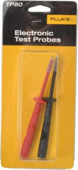 Fluke - Black/Red Electrical Test Equipment Probe - Use with TL222, TL224 Test Lead - Benchmark Tooling