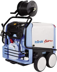 Kranzle - Electric, 21 Amp, 7.5 hp, 2,400 psi, 5 GPM, Hot Water Pressure Washer - Heavy Duty Axial Cam, 65' x 3/8" Hose, 440 Max Volts - Benchmark Tooling