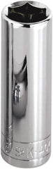 SK - 3/8", 3/8" Drive, Deep Hand Socket - 12 Points, Steel, Chrome Finish - Benchmark Tooling