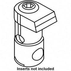 Kennametal - Indexable Adjusting Element - Compatible with 4.91003L133, 4.91003R133, 4.91204L133, 4.91204R133, 4.91604L133, 4.91604R133 - Benchmark Tooling