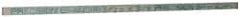 Precision Brand - 12" Long x 3/8" High x 3/16" Wide, Zinc-Plated Key Stock - Low Carbon Steel - Benchmark Tooling