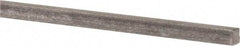 Precision Brand - 12" Long x 3/16" High x 3/16" Wide, Plain Key Stock - Low Carbon Steel - Benchmark Tooling