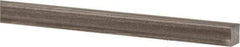 Precision Brand - 12" Long x 1/4" High x 1/4" Wide, Plain Key Stock - Low Carbon Steel - Benchmark Tooling