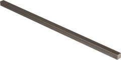 Precision Brand - 12" Long x 3/8" High x 3/8" Wide, Plain Key Stock - Low Carbon Steel - Benchmark Tooling