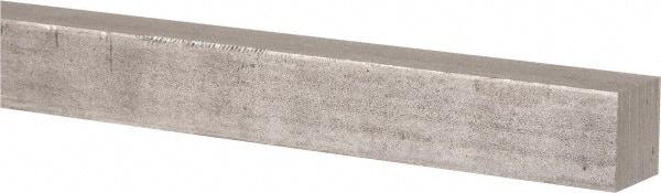 Precision Brand - 12" Long x 5/8" High x 5/8" Wide, Plain Key Stock - Low Carbon Steel - Benchmark Tooling