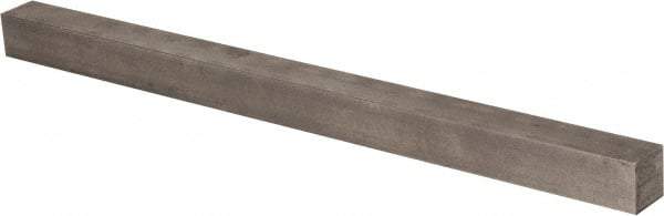 Precision Brand - 12" Long x 3/4" High x 3/4" Wide, Plain Key Stock - Low Carbon Steel - Benchmark Tooling