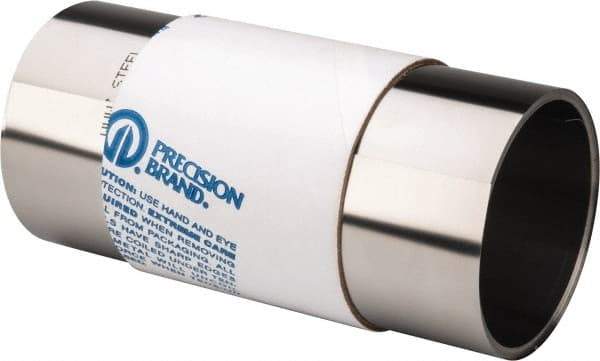 Precision Brand - 15 Ft. Long x 6 Inch Wide x 0.006 Inch Thick, Roll Shim Stock - Steel - Benchmark Tooling