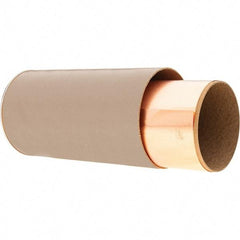 Precision Brand - 100 Inch Long x 6 Inch Wide x 0.001 Inch Thick, Roll Shim Stock - Copper - Benchmark Tooling