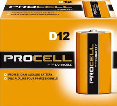 Duracell - Size D, Alkaline, Standard Battery - 1.5 Volts, Button Tab Terminal - Benchmark Tooling