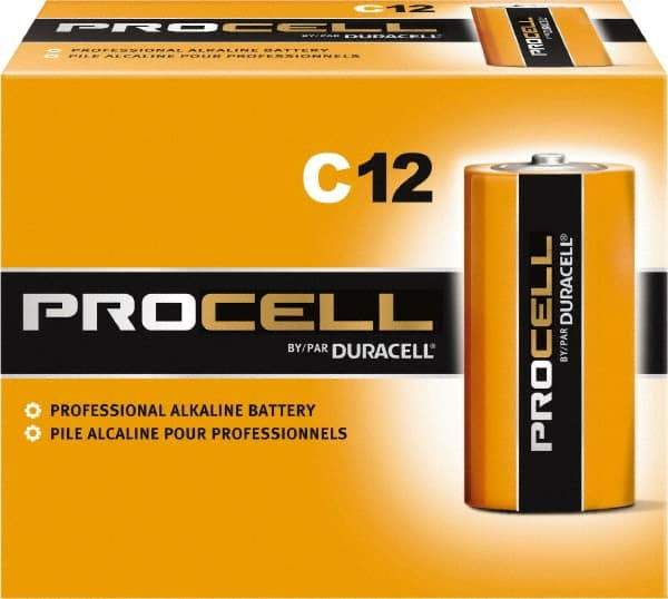 Duracell - Size C, Alkaline, Standard Battery - 1.5 Volts, Button Tab Terminal - Benchmark Tooling