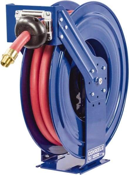 CoxReels - 75' Spring Retractable Hose Reel - 300 psi, Hose Included - Benchmark Tooling