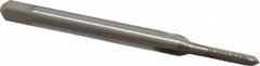 Interstate - M2x0.25 Metric Fine 6H 3 Flute Bright Finish High Speed Steel Straight Flute Standard Hand Tap - Plug, Right Hand Thread, 1-3/4" OAL, 7/16" Thread Length, D3 Limit, Oversize - Exact Industrial Supply