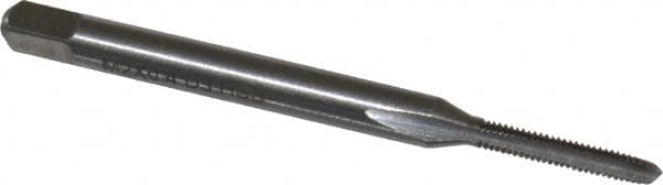 Interstate - M2x0.40 Metric Coarse 6H 3 Flute Bright Finish High Speed Steel Straight Flute Standard Hand Tap - Plug, Right Hand Thread, 1-3/4" OAL, 7/16" Thread Length, D3 Limit, Oversize - Exact Industrial Supply