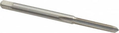 Interstate - M3x0.35 Metric Fine 6H 3 Flute Bright Finish High Speed Steel Straight Flute Standard Hand Tap - Plug, Right Hand Thread, 1-15/16" OAL, 5/8" Thread Length, D3 Limit, Oversize - Benchmark Tooling