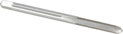 Interstate - M3.5x0.35 Metric Fine 6H 3 Flute Bright Finish High Speed Steel Straight Flute Standard Hand Tap - Plug, Right Hand Thread, 2" OAL, 11/16" Thread Length, D3 Limit, Oversize - Exact Industrial Supply