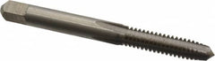 Interstate - M6x1.25 Metric Special 6H 4 Flute Bright Finish High Speed Steel Straight Flute Standard Hand Tap - Plug, Right Hand Thread, 2-1/2" OAL, 1" Thread Length, D5 Limit, Oversize - Exact Industrial Supply