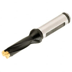 Iscar - 21 to 21.9mm Diam, 3xD, 63mm Max Depth, 25mm Shank Diam, 146.8mm OAL, Replaceable Tip Drill - IDI-SG, IDI-SK Insert, 21 Seat Size, DCM Toolholder, Series ChamDrill - Benchmark Tooling